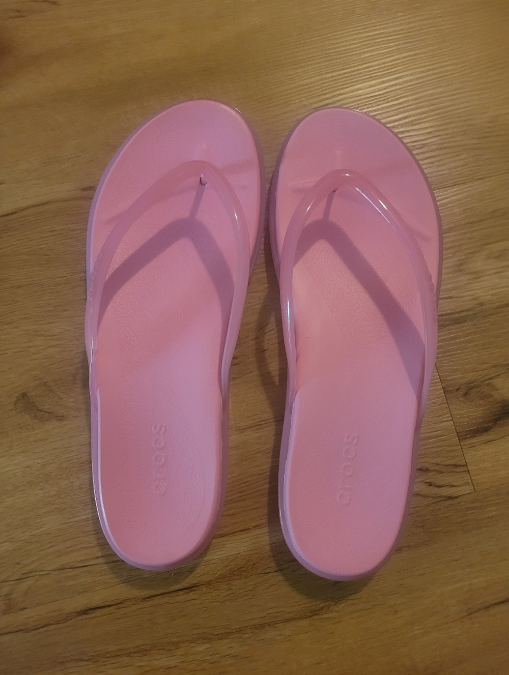 Crocs Miami Round Toe Jelly Flip Flops